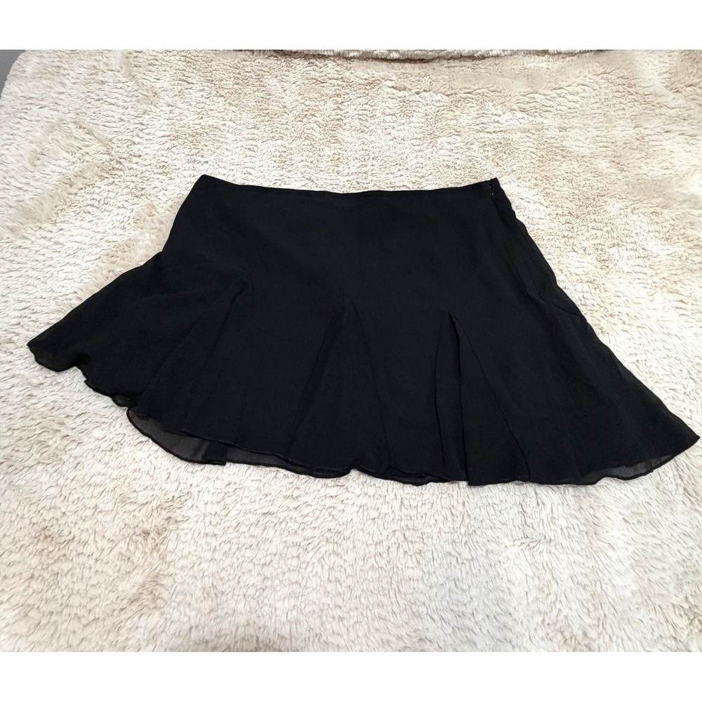 White Fox Boutique Bring Me A Dream Black Ruffle Coquette Festival Skort Medium
